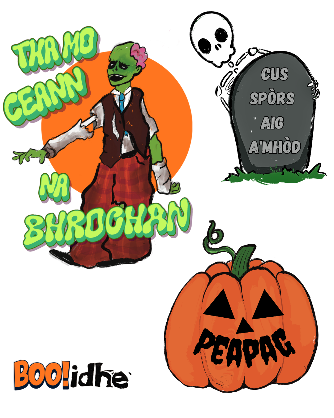 Halloween sticker sheet!
